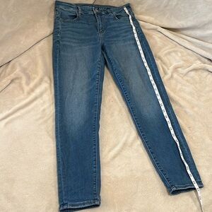 American Eagle Next Level Medium Wash Stretch High Rise Jegging